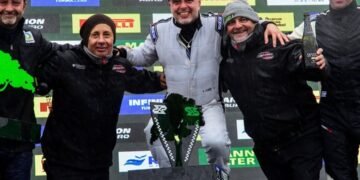 Carrera bajo la lluvia: Nereo Queijeiro ganó la final del Top Race en La Pampa