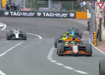 F2: Varrone sufrió una sanción y fue 20° en la final disputada en Mónaco