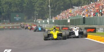 FIA F2: tras una buena carrera, Varrone debió ingresar a boxes en la Sprint