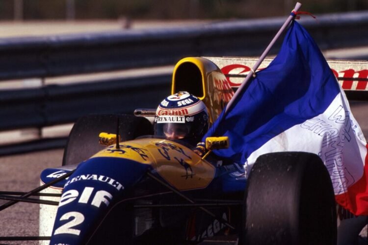 Second place was enough for Alain Prost (FRA) Williams FW15C to clinch his fourth World Championship.
Portuguese Grand Prix, Estoril, 26 September 1993.