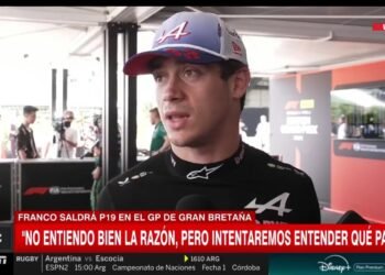 Colapinto y su despiste en Silverstone: “No entiendo bien el por qué, la razón no la sé”