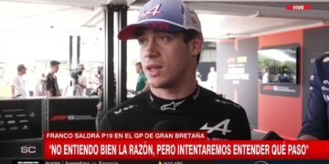 Colapinto y su despiste en Silverstone: “No entiendo bien el por qué, la razón no la sé”