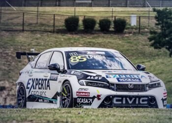 Podio argentino en Hungría: Tiago Pernía fue tercero en el TCR Europe