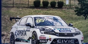 Podio argentino en Hungría: Tiago Pernía fue tercero en el TCR Europe