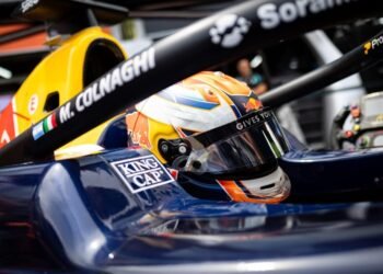 FIA F3: bajo la lluvia, Colnaghi fue sexto en clasificación