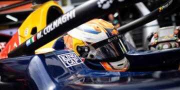FIA F3: bajo la lluvia, Colnaghi fue sexto en clasificación