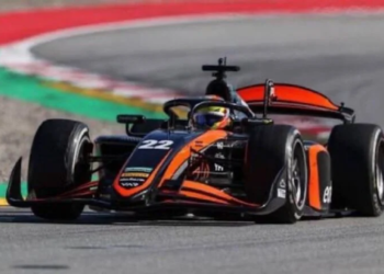 FIA F2 en Hungría: cerca de la punta, Nicolás Varrone fue tercero en el único entrenamiento