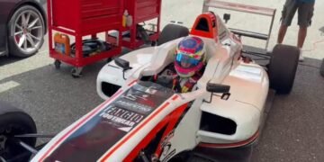 F4 Championship: Lázaro Bainotti fue el más rápido en los entrenamientos del viernes en New Jersey