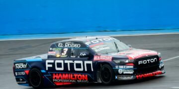Bajó una fina lluvia, Werner fue el más rápido del primer entrenamiento de las TC Pick Up en Rosario