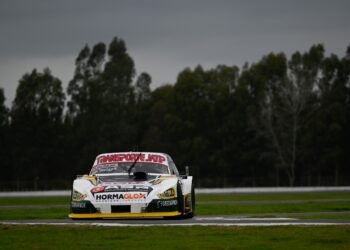 Quintana en la primera práctica del TC Pista Mouras en La Plata