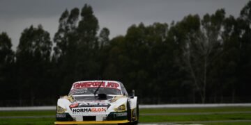 Quintana en la primera práctica del TC Pista Mouras en La Plata