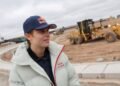 Valentín Perrone recorrió las obras en el Gálvez: “Sueño con correr acá”