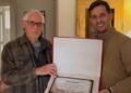 Oreste Berta fue distinguido por la Municipalidad de Rafaela