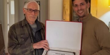 Oreste Berta fue distinguido por la Municipalidad de Rafaela