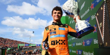 Lando Norris logró un triunfo a lo campeón en Países Bajos