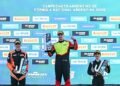 Tomás Campra ganó la carrera del sábado en Junín