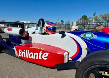 Lázaro Bainotti probó en el Cabalén antes de su regreso a los Estados Unidos