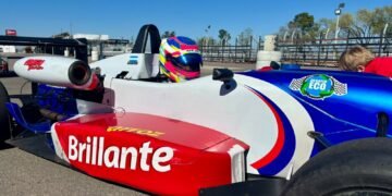 Lázaro Bainotti probó en el Cabalén antes de su regreso a los Estados Unidos