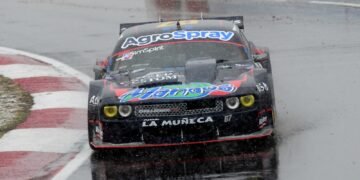 Bajo una helada capa de nieve, Santiago Biagi se quedó con el primer entrenamiento del TC Pista