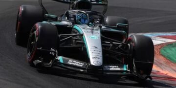 Russell lideró el último entrenamiento antes de la clasificación en Monza: Colapinto terminó en el top 10