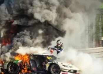 Escalofriante accidente en el GT China: “Le debo la vida”