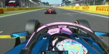 Destacaron la “inteligente” maniobra de Colapinto en el GP de Italia