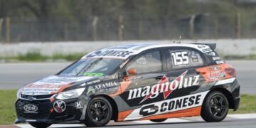 Gastón Iansa lideró el entrenamiento general de la Clase Dos en Río Cuarto
