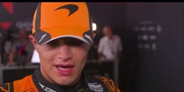 Norris reclamó que Colapinto sea suspendido por el choque en Bakú