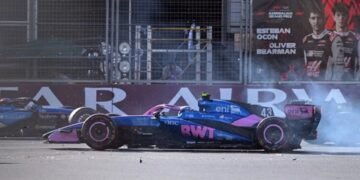 La dura penalización a Colapinto tras el accidente que provocó en el GP de Azerbaiyán