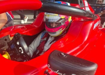 Nueva etapa en Europa: prometedor inicio de Lázaro Bainotti sobre un F4 italiana