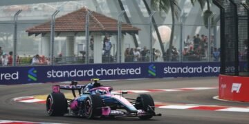 Franco Colapinto no tuvo un buen entrenamiento en Singapur: el mejor tiempo fue  para George Russell