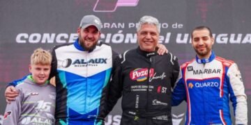 Luciano Farroni, Franco Fauret y Emanuel Alaux vencieron en las series de la Clase Tres del Turismo Pista
